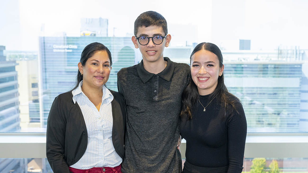 Rosalyn Ramos provided interpretation services to Gerson and his mother throughout their stay at Cleveland Clinic.