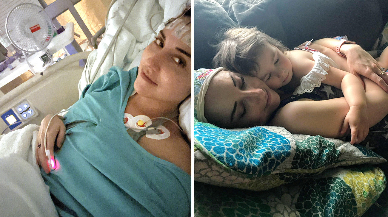 Maralee while undergoing treatment for stage IV breast cancer. 