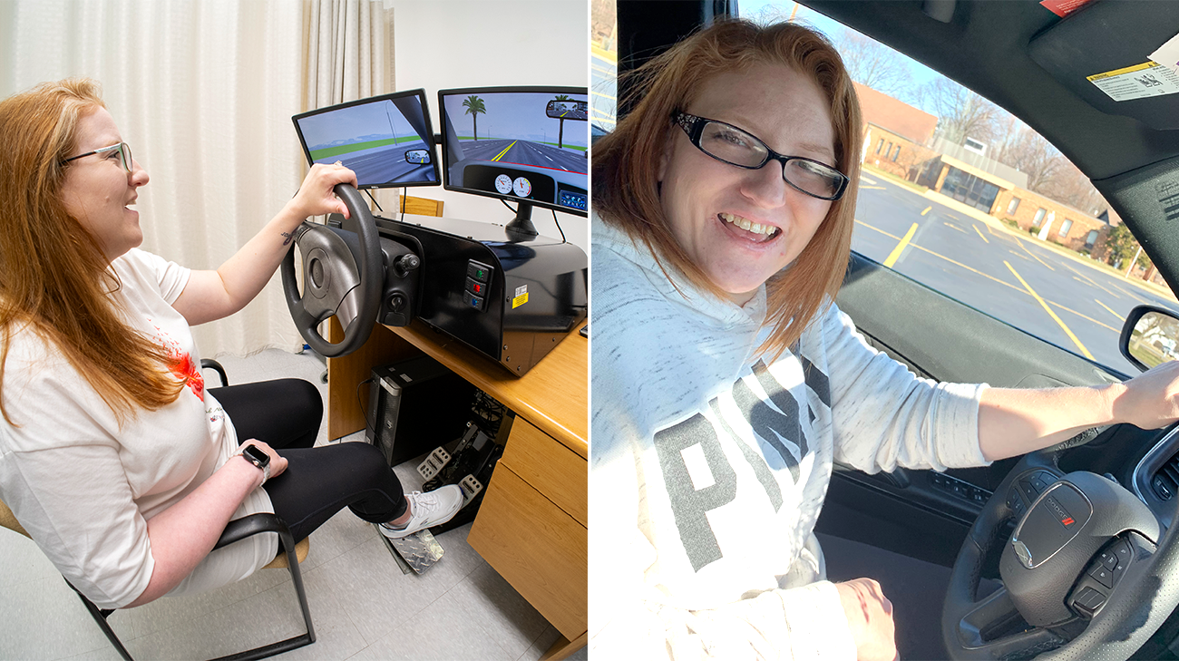 Amanda driving simulator and Amanda driving